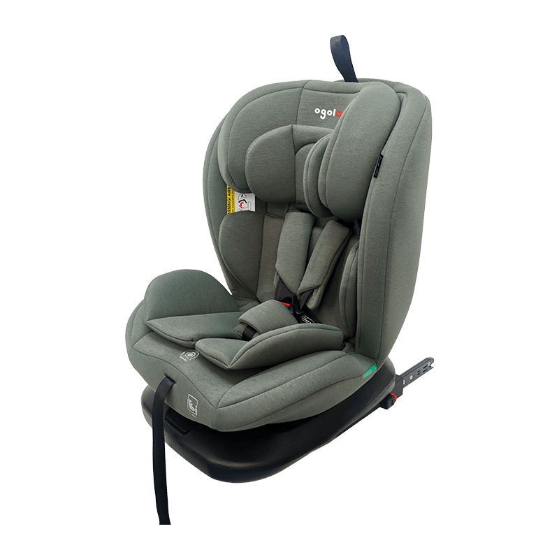 OG801A ECE R129 ISIZE Babybilsätet 40-150 cm ISOFIX barnsäkerhetsplatser 360 grader Rotera Big Recta för barn