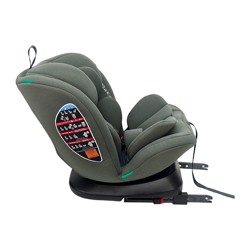 OG801A ECE R129 ISIZE Babybilsätet 40-150 cm ISOFIX barnsäkerhetsplatser 360 grader Rotera Big Recta för barn