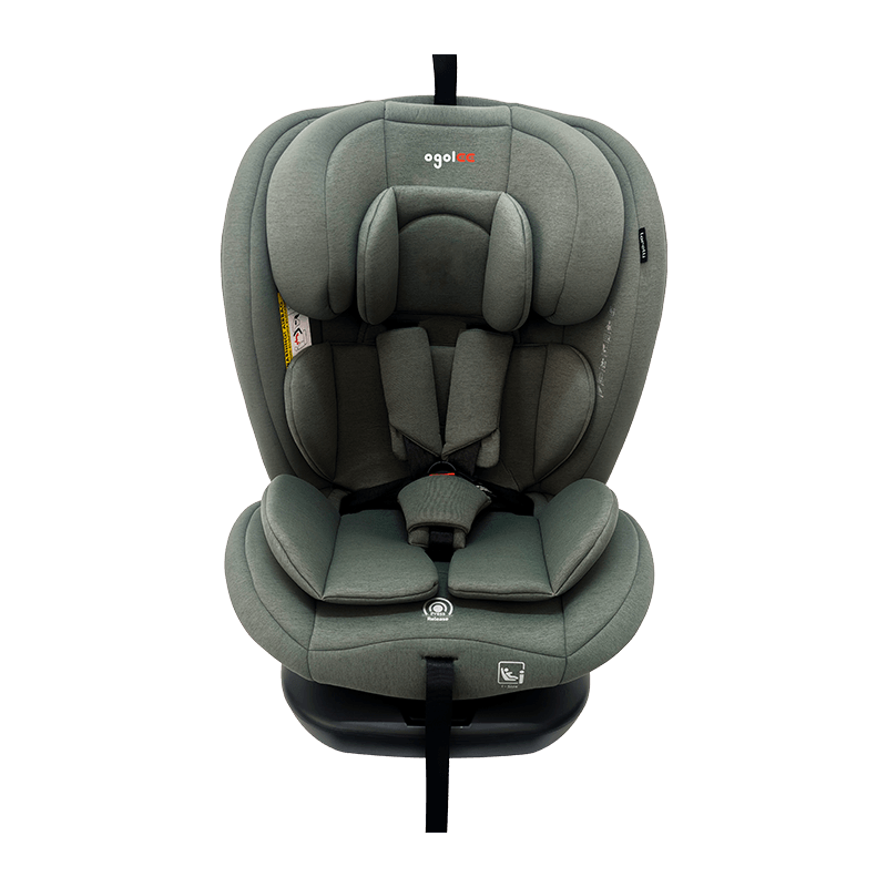 Hur låser jag snabbt upp R129 Baby Car Seat Buckle i en nödsituation?