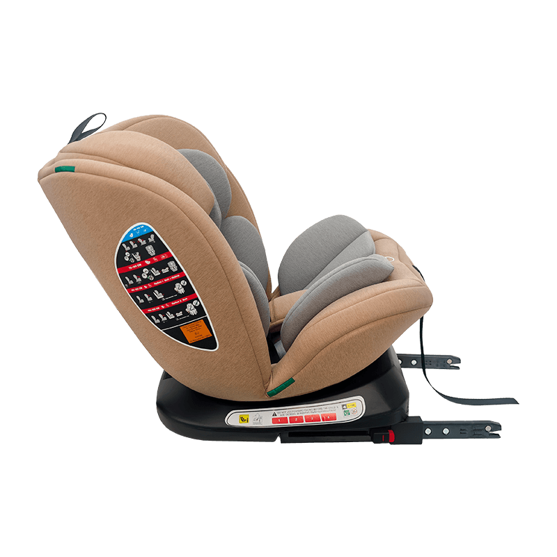 OG801A ECE R129 ISIZE Babybilsätet 40-150 cm ISOFIX barnsäkerhetsplatser 360 grader Rotera Big Recta för barn
